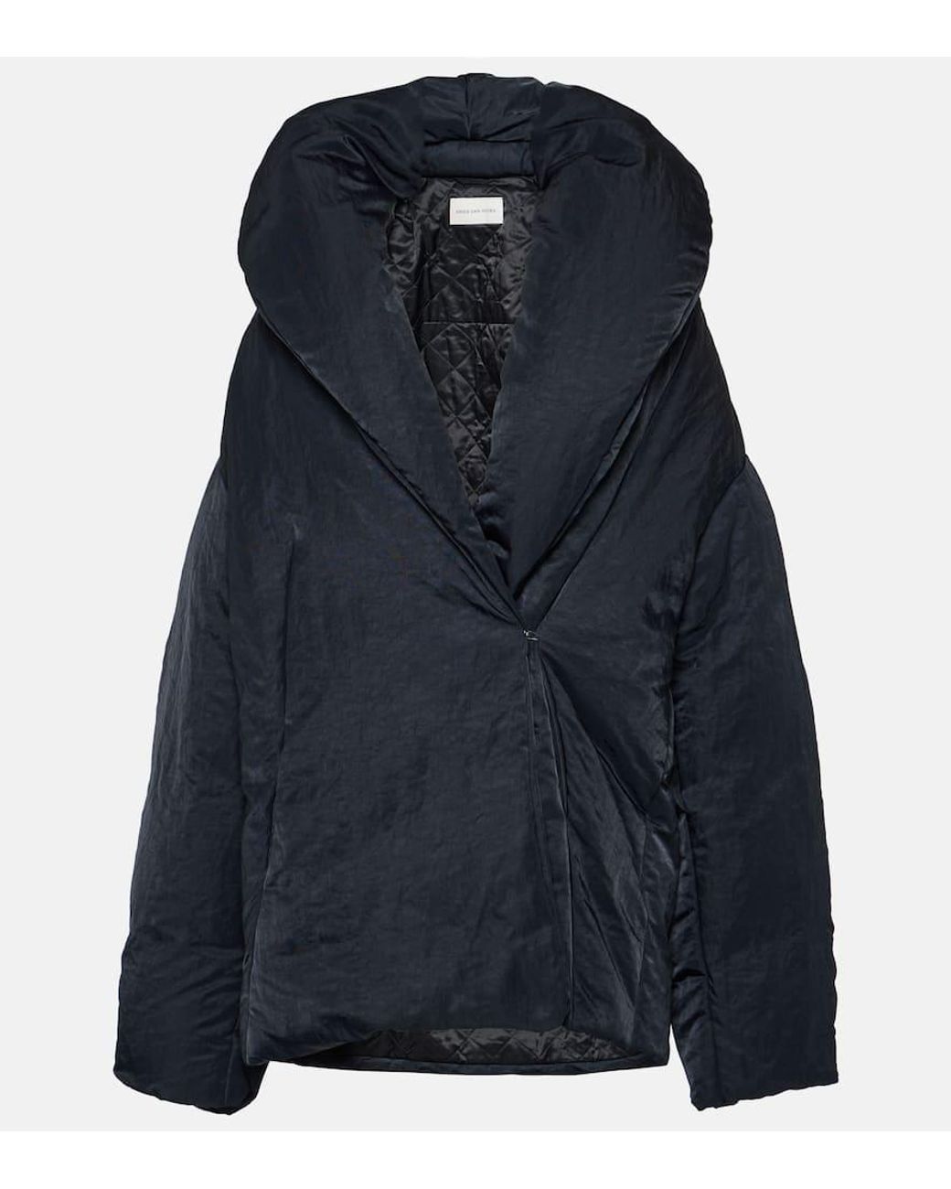 関税送料込Dries Van Noten Puffer Jacket Dries Van Noten Voltaire Oversized Puffer Jacket in Blue | Lyst