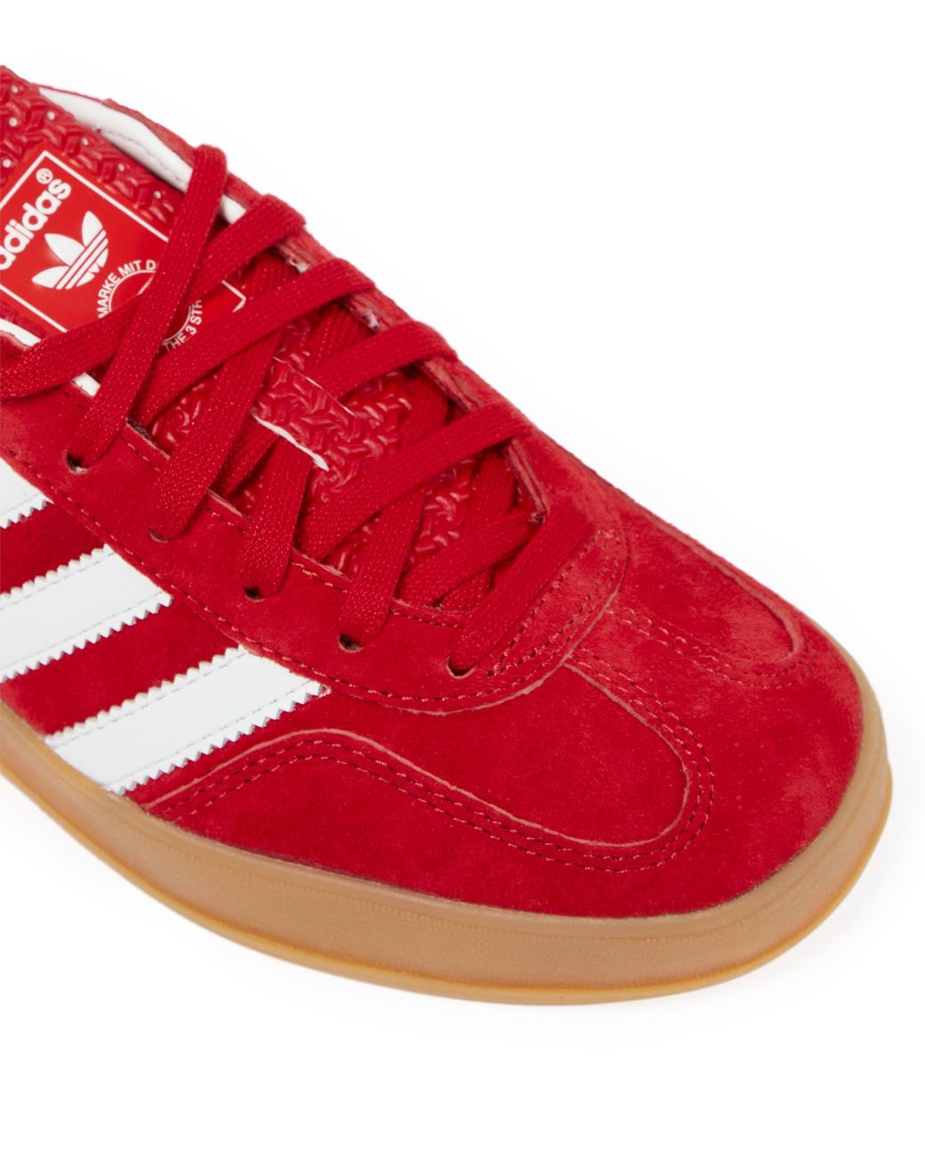 Zapatillas Gazelle Indoor de ante adidas de color Rojo | Lyst