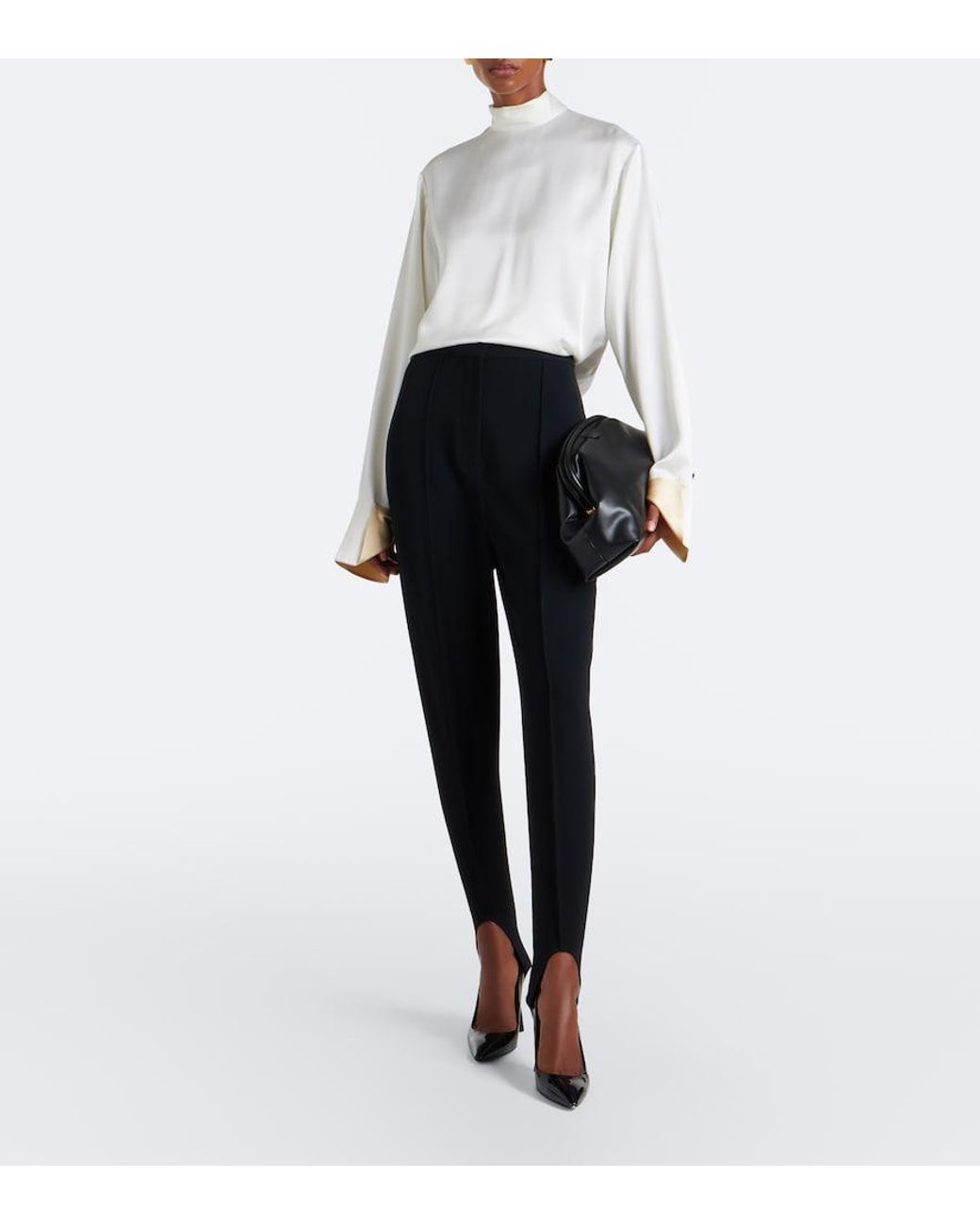 Stella McCartney White Satin Top