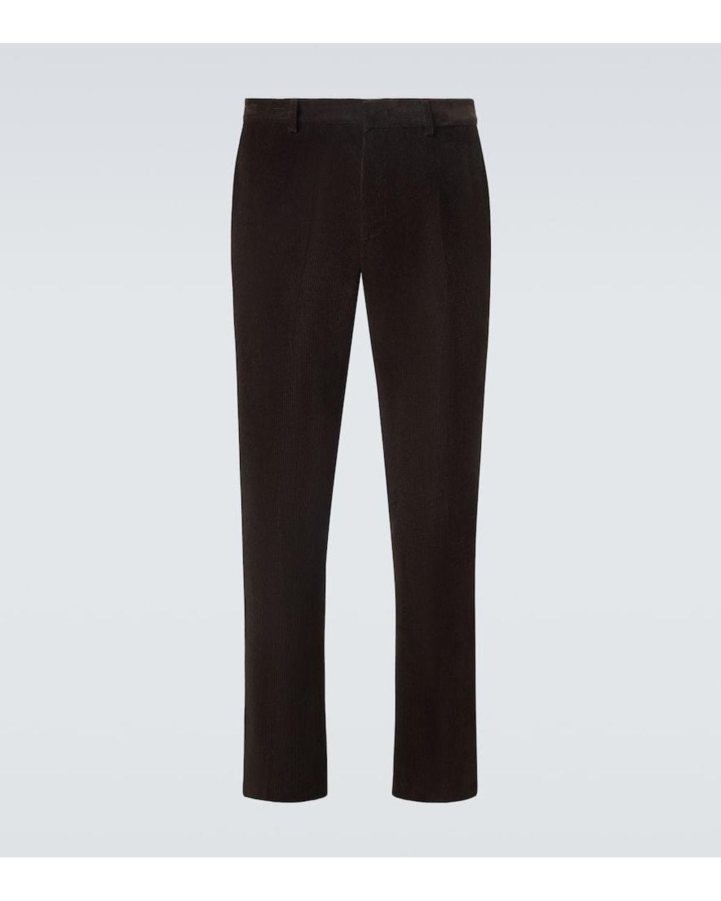 Loro Piana Black Cotton Chinos for men
