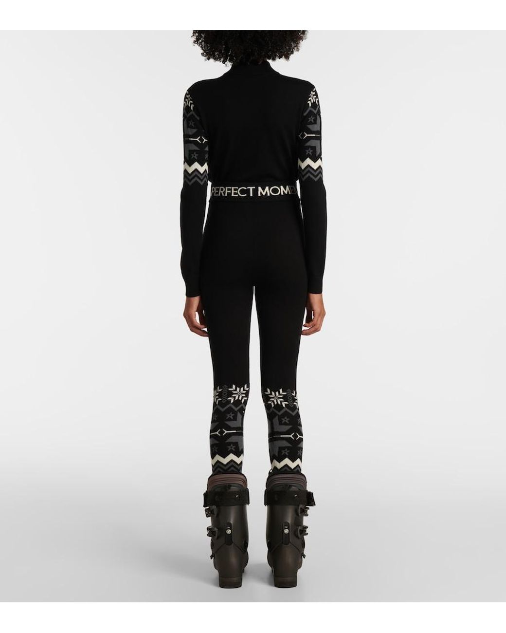 Perfect Moment Black Nordic Legging