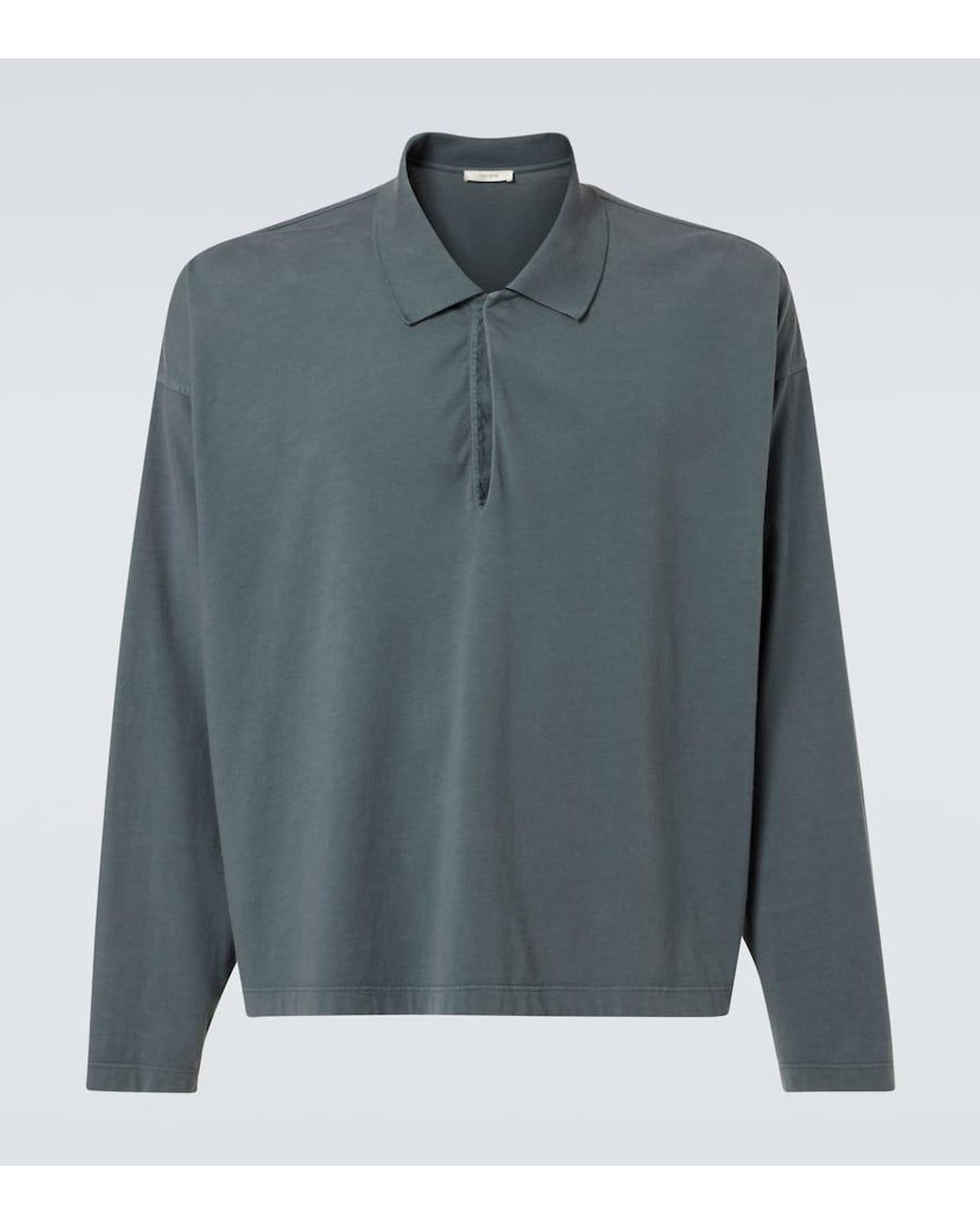 The Row グレー Bryson ポロシャツ THE ROW | ザ ロウ（ザ ロー)｜【MEN】BRYSON TOP/ティマウス