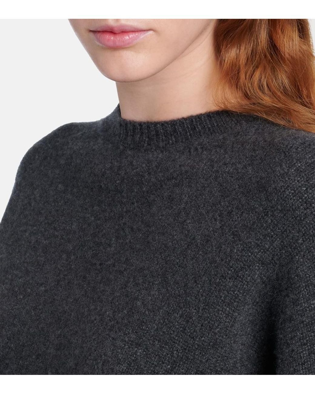 Khaite Black Margaux Oversized Cashmere Sweater