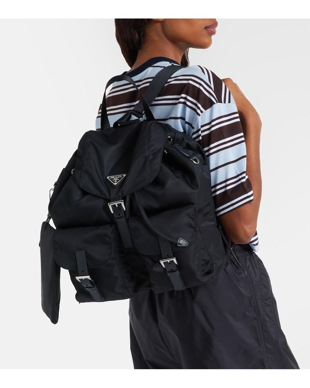 Prada Black Medium Re-Nylon Backpack