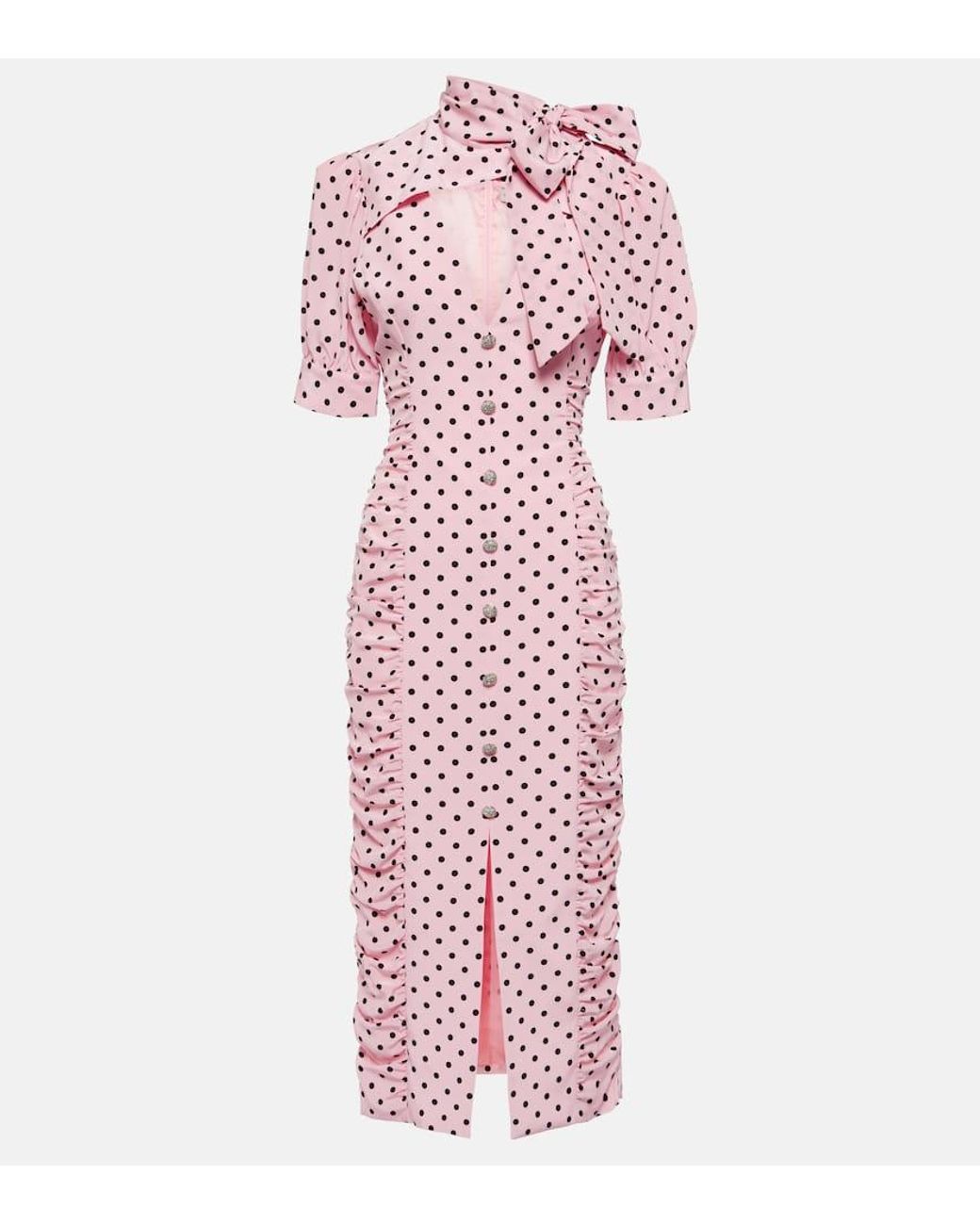 knee length dresses for ladies Alessandra Rich Brown Silk Casual Dress - IT42 main image 0