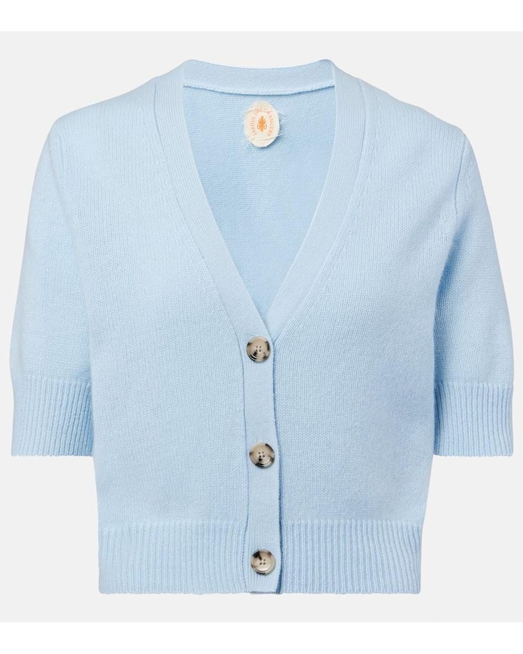 Jardin Des Orangers Blue Cashmere Cardigan