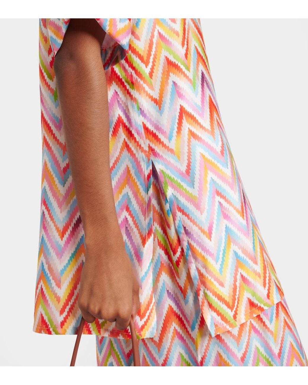 Missoni Orange Oversize-Hemd