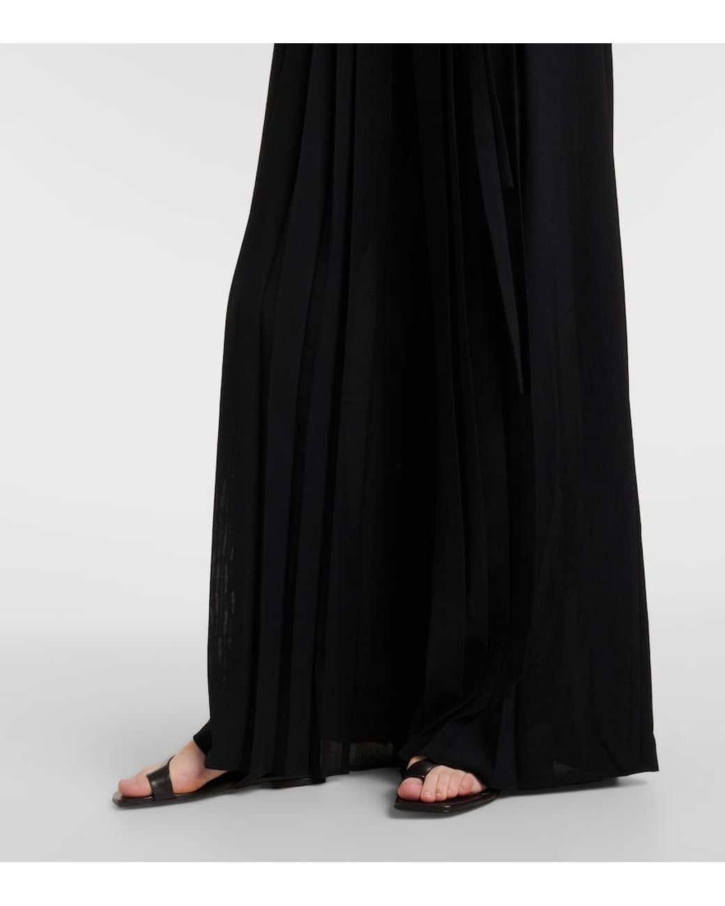 Joseph Black Sofia Plisse Jumpsuit