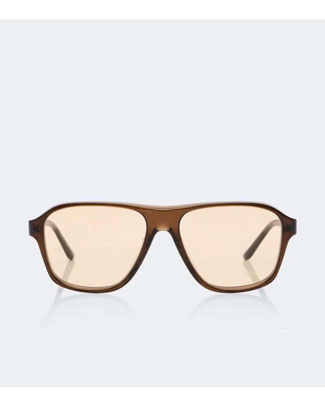 Khaite Brown X Oliver Peoples 1978Rx Aviator Glasses