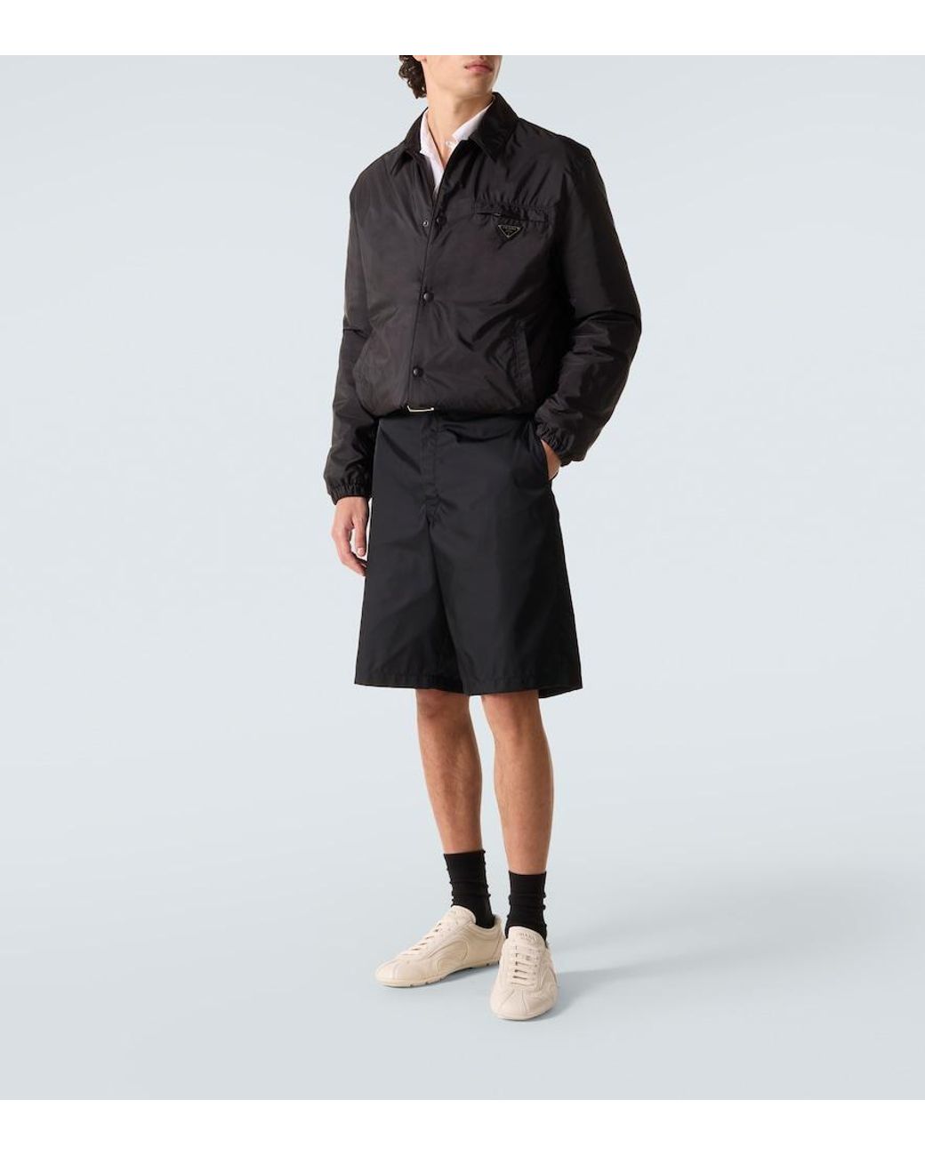 Giacca Blouson di Prada in Black da Uomo