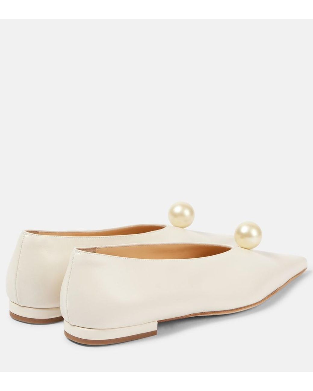 Magda Butrym Natural Leather Ballet Flats