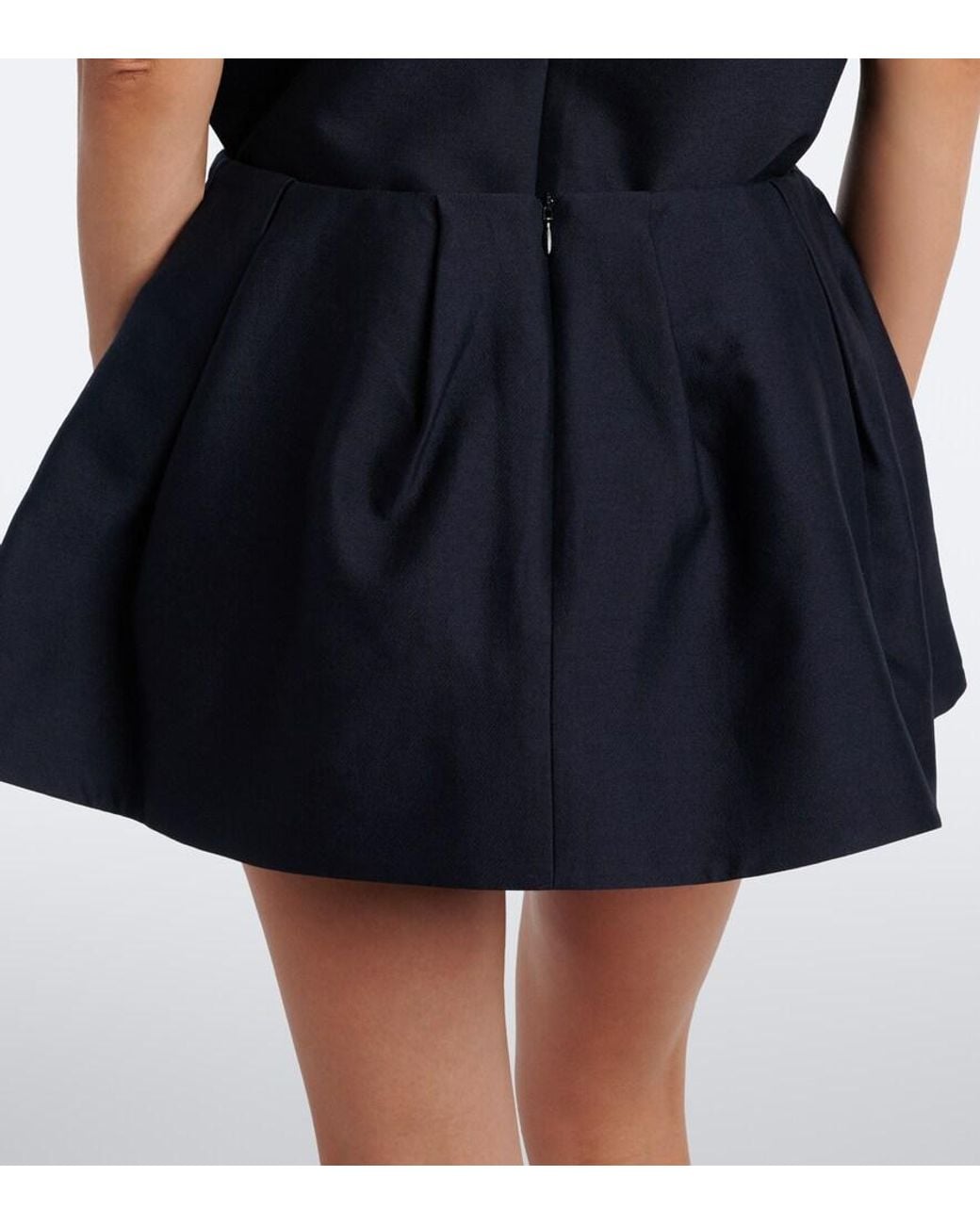 ShuShu/Tong Blue Pleated Miniskirt