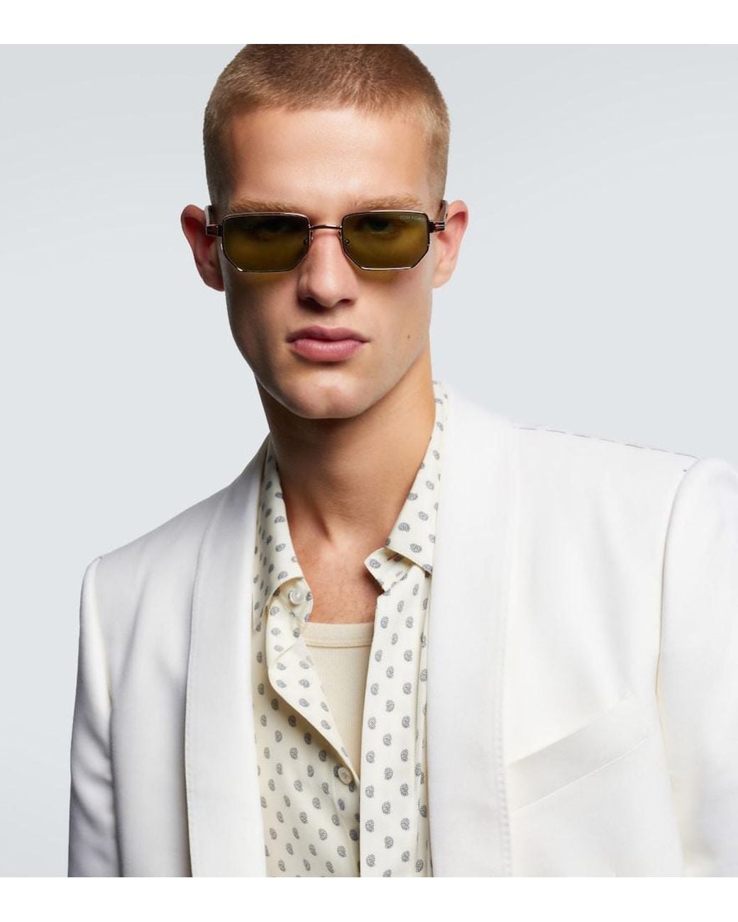 Tom Ford Green Liam-02 Rectangular Sunglasses for men