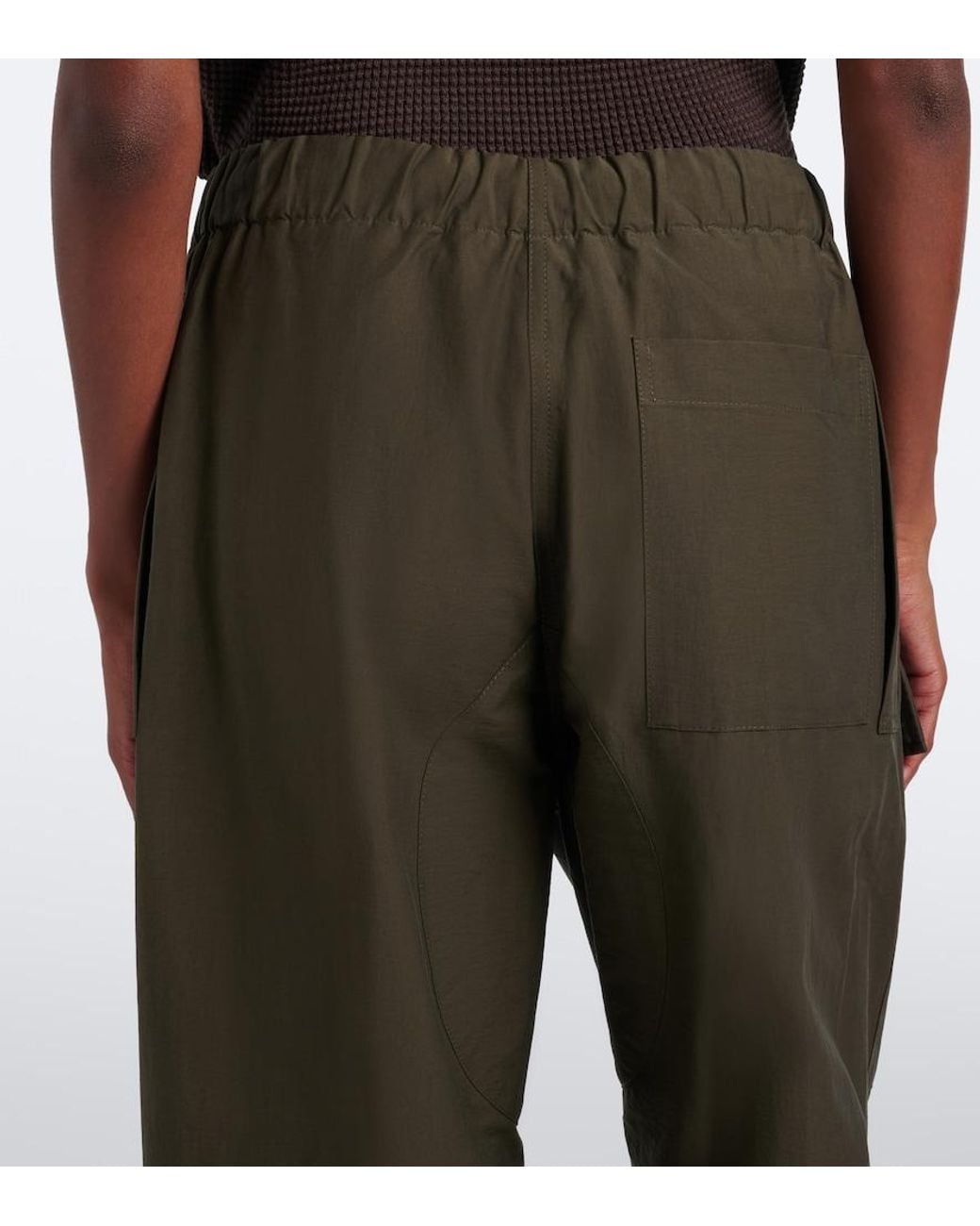 J.W. Anderson Gray Cotton-Blend Wide-Leg Pants