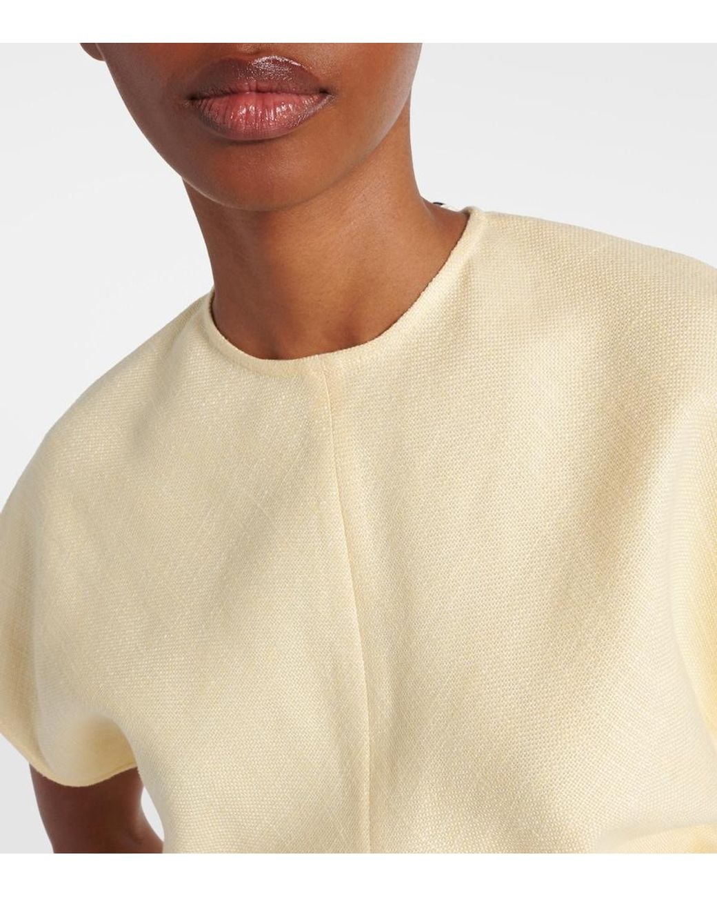 Totême Natural Gathered Top