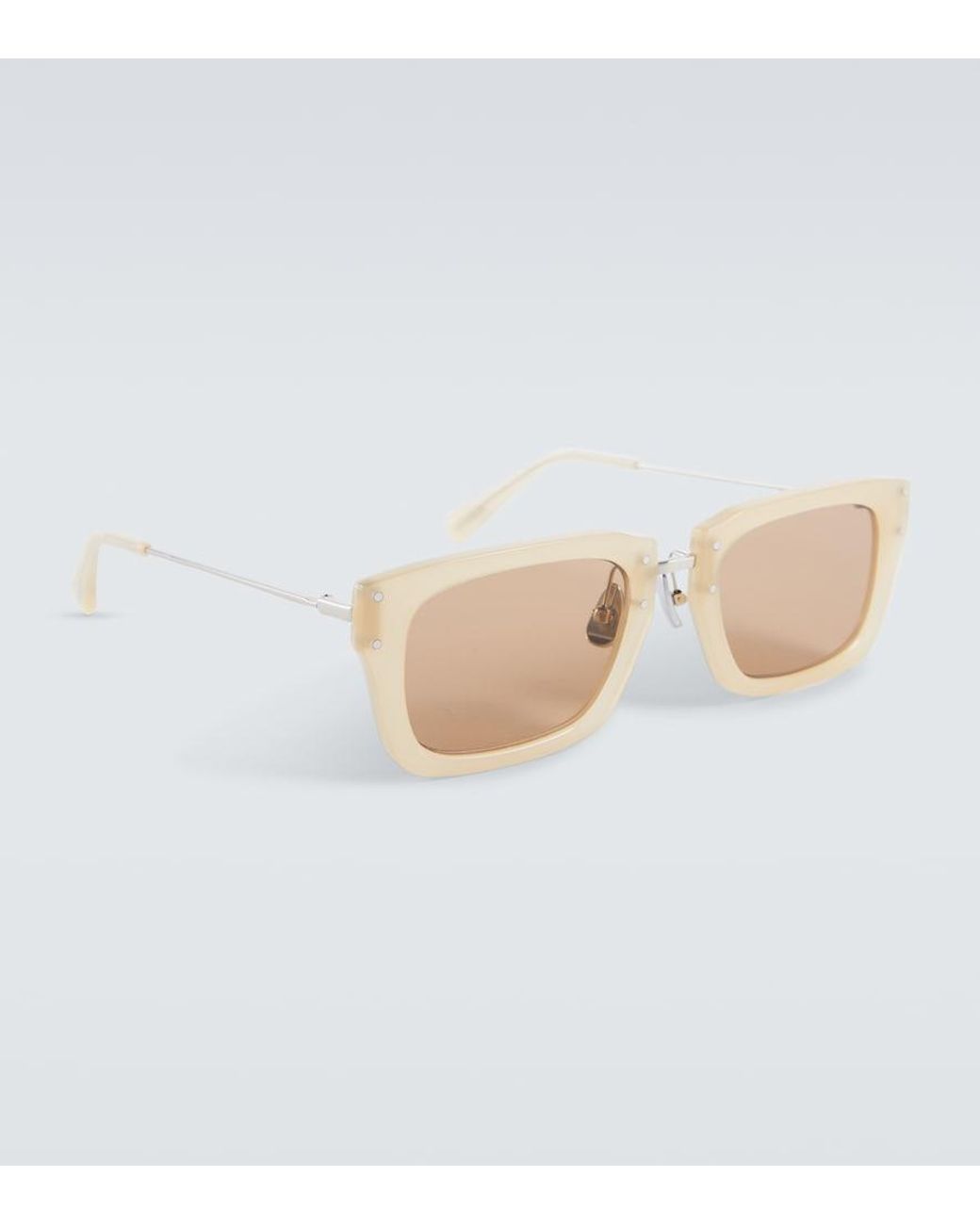Jacquemus Eckige Sonnenbrille Les Lunettes Soli in Natural für Herren