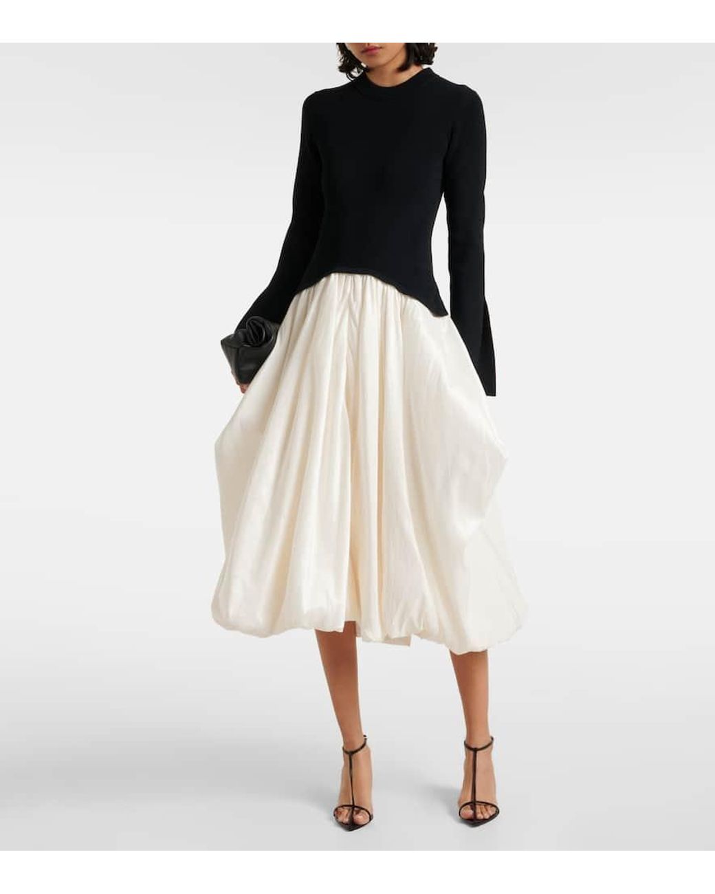 Jonathan Simkhai Black Kenlie Midi Dress