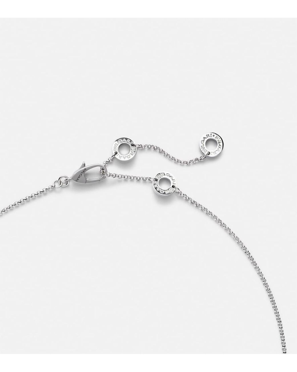 BVLGARI Blue B.Zero1 18Kt Pendant Necklace With Diamonds