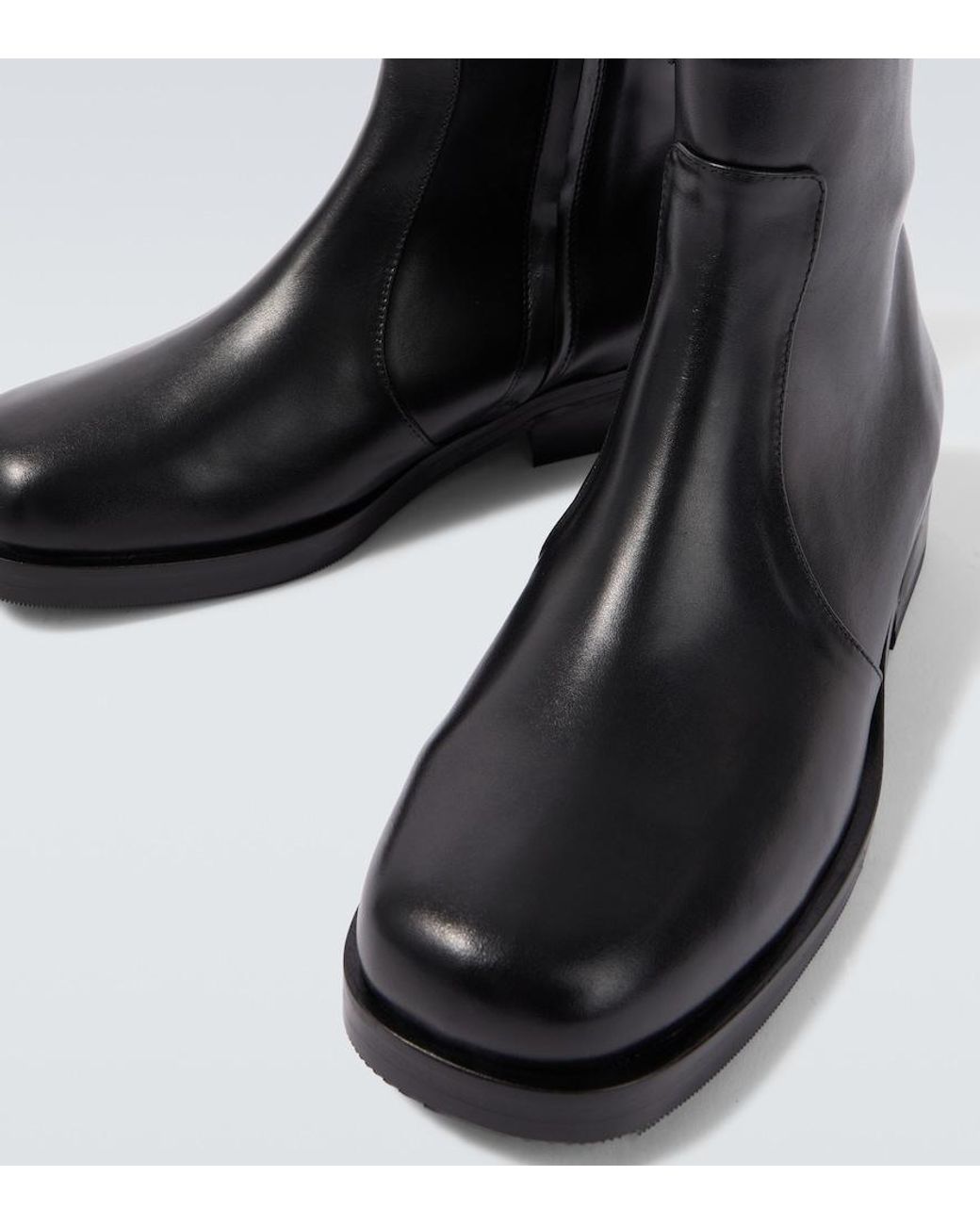 Studio Nicholson Stiefel Square Aus Leder in Black für Herren