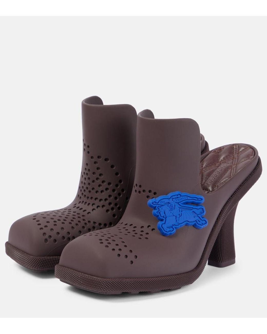 Burberry Purple Mules Barbican