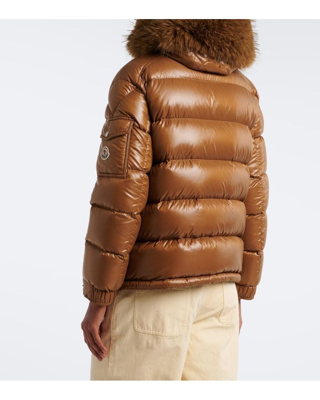 Moncler Brown Hypolais Down Jacket