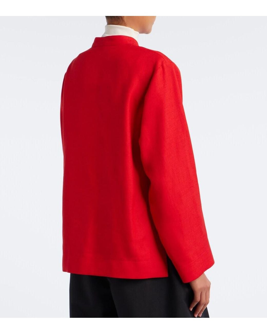 Rohe Red Single-Breasted Jacket