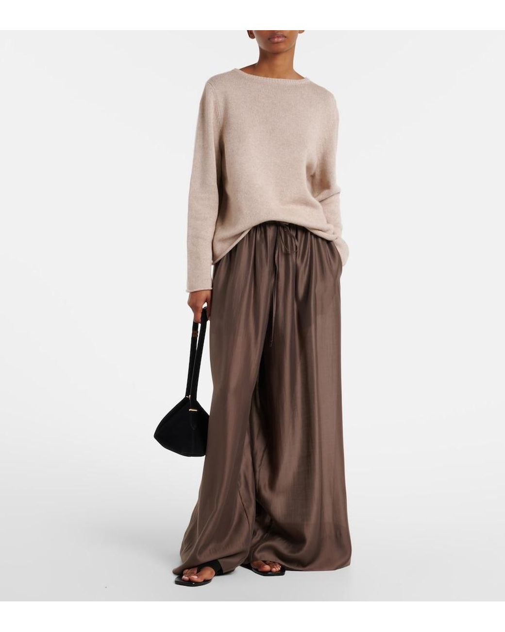 Jardin Des Orangers Natural Cotton And Cashmere Sweater