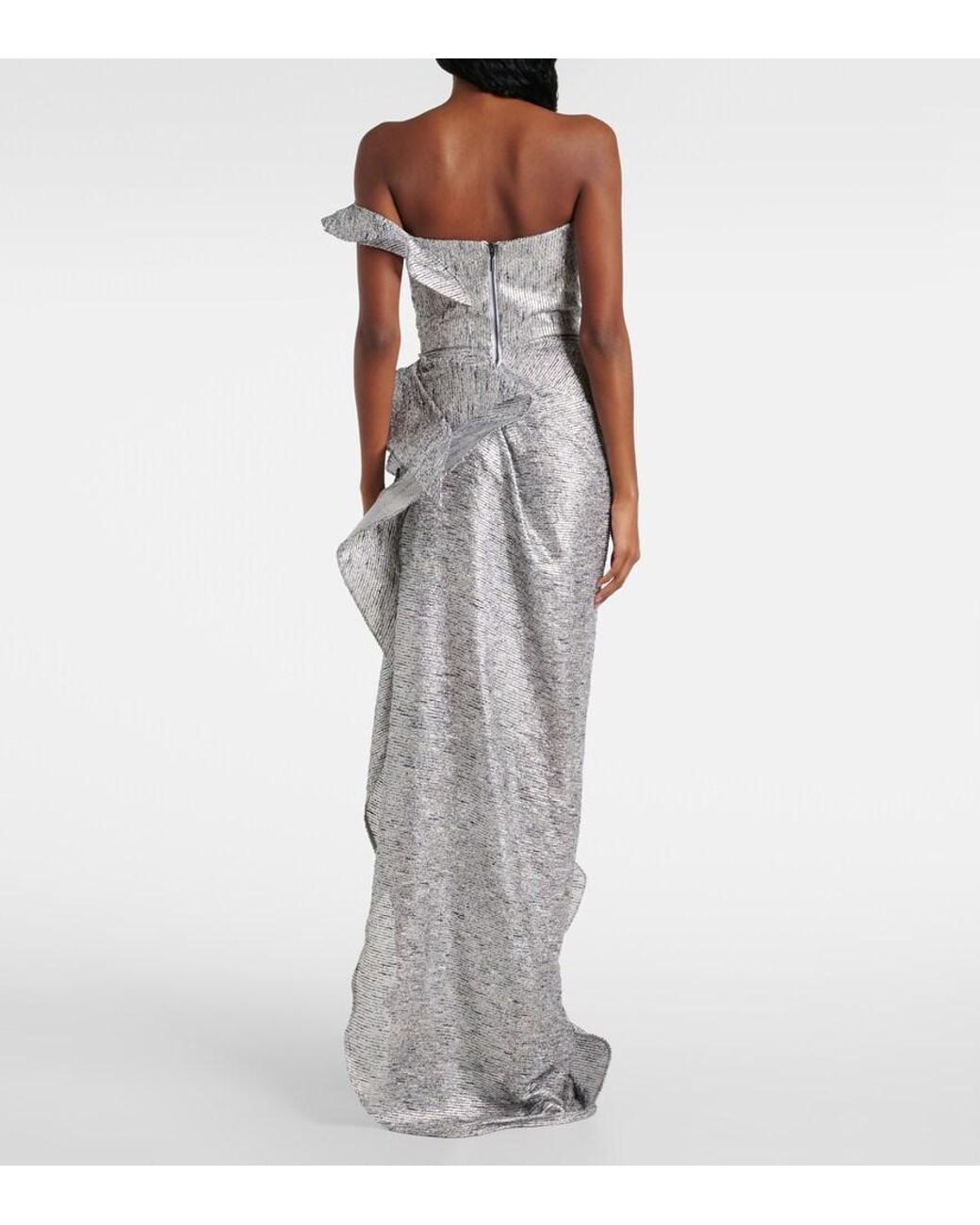 Robe Longue Satellite Maticevski en coloris White