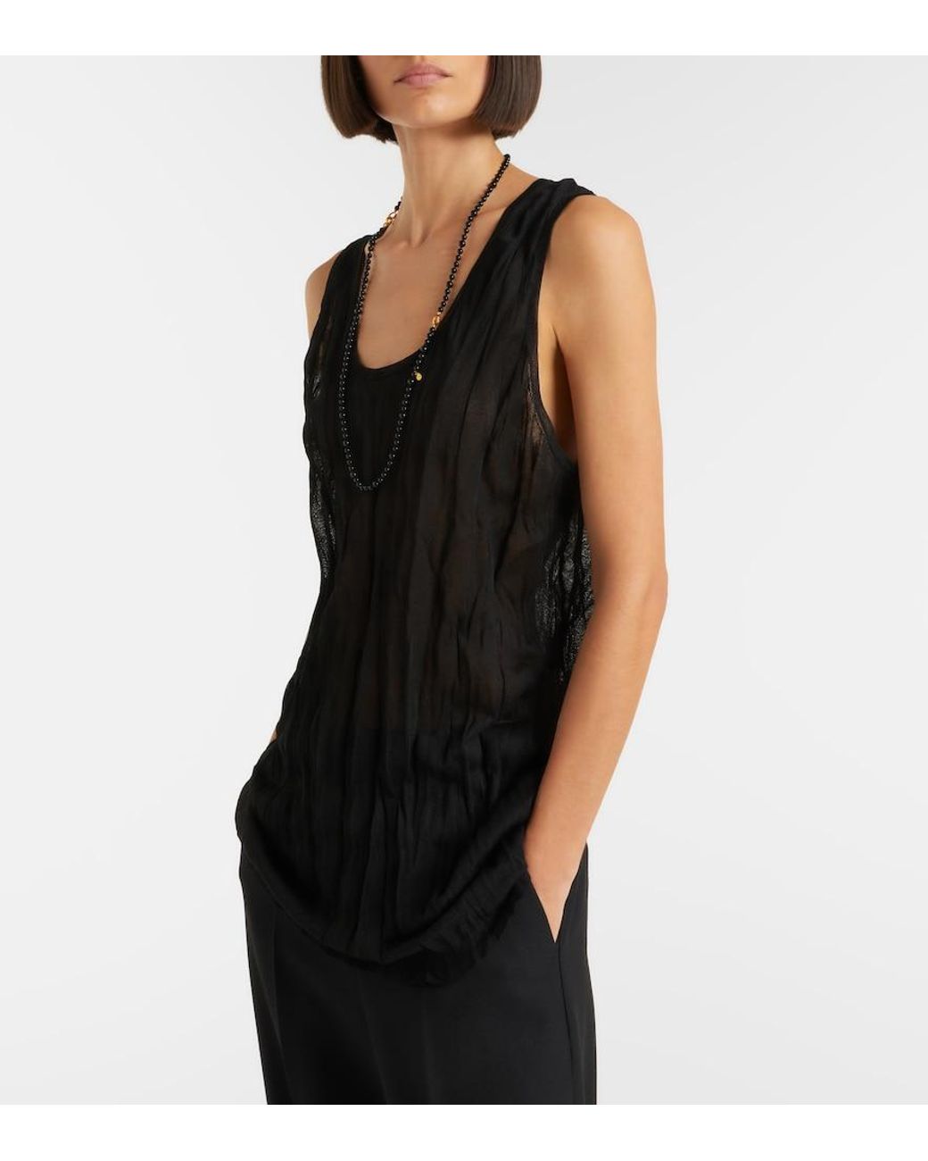 Totême  Black Knitted Top