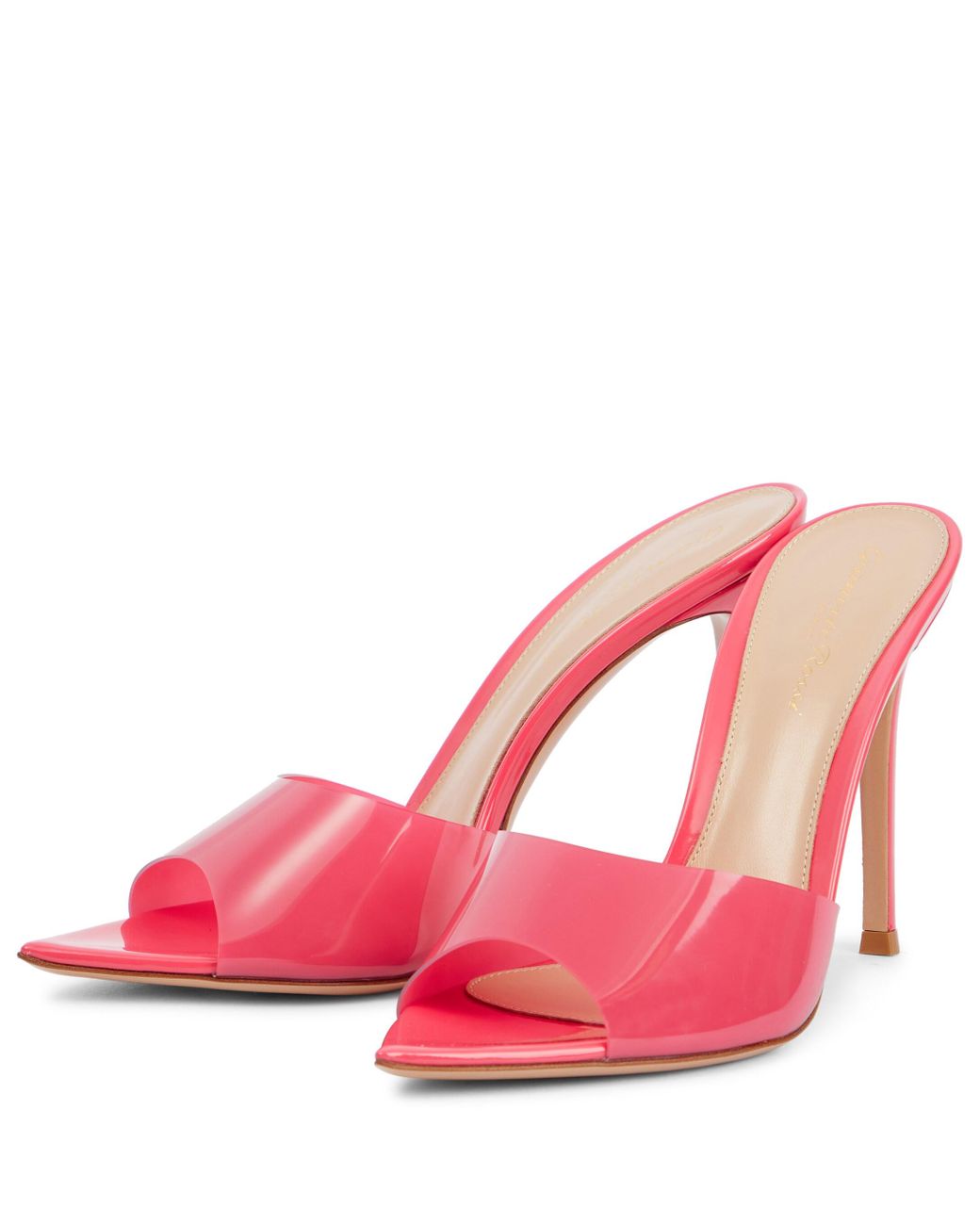 Gianvito Rossi Elle 105 Point-toe Sandals in Pink | Lyst Australia