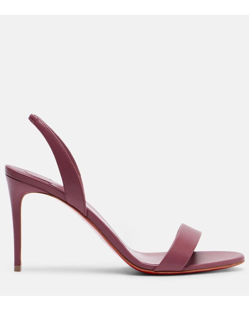Christian Louboutin Pink O Marilyn 85 Leather Sandals