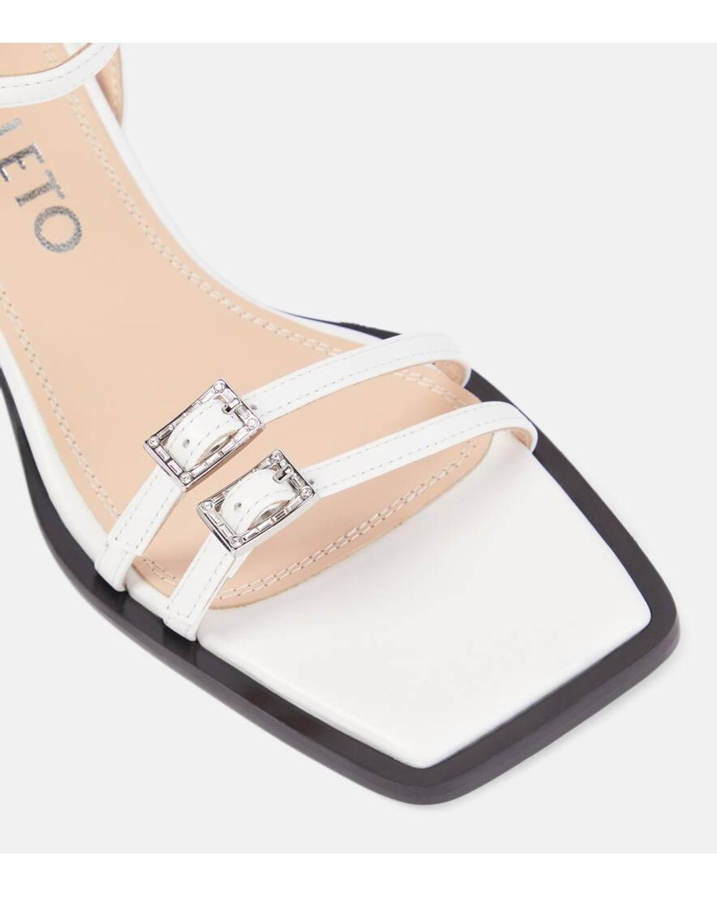 NODALETO Natural Sandalen Bulla Laetitia 45 Aus Leder