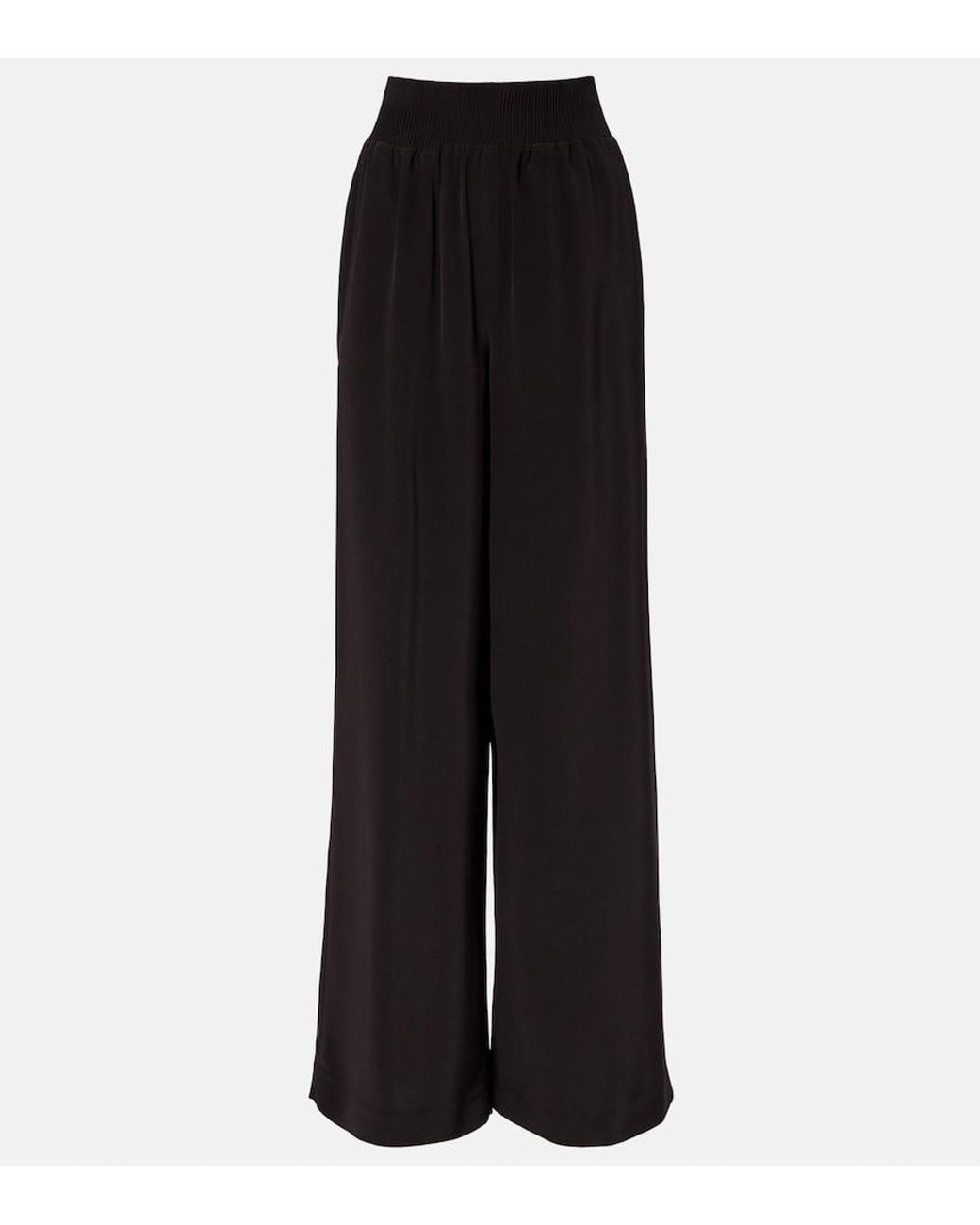 Joseph Black Nour Wide-Leg Pants
