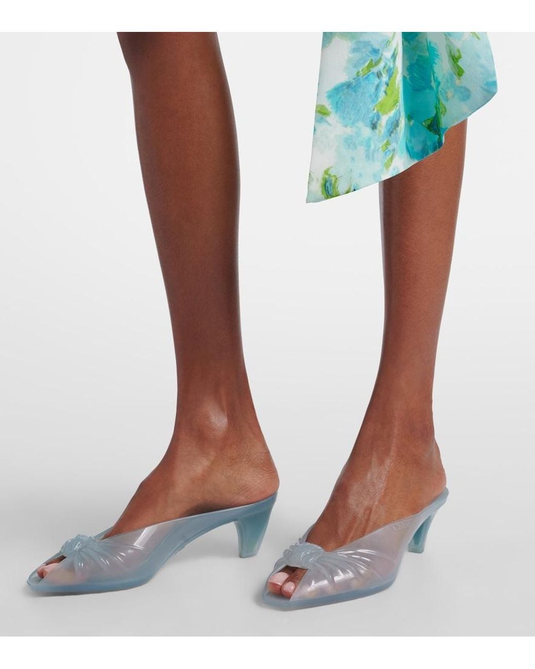 Chloé Blue Jelly Tpu Mules