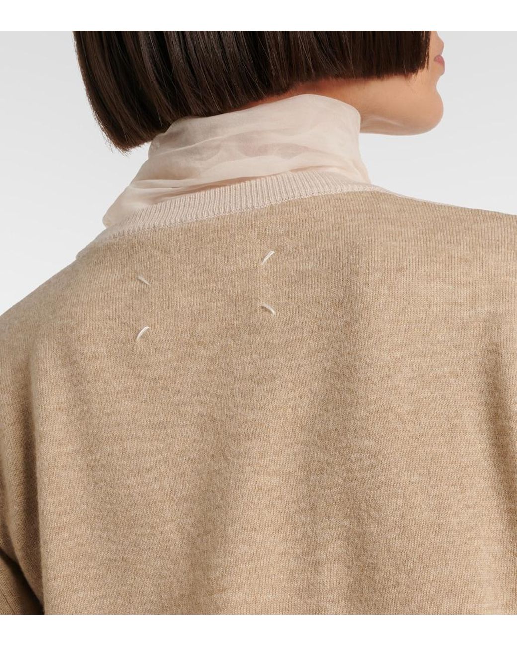 Maison Margiela Natural Wool Sweater