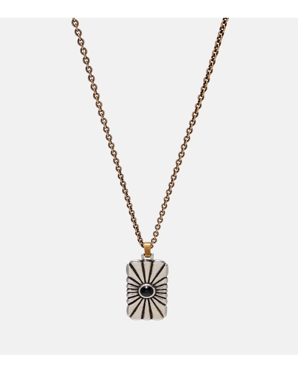Versace Metallic Halskette Circle