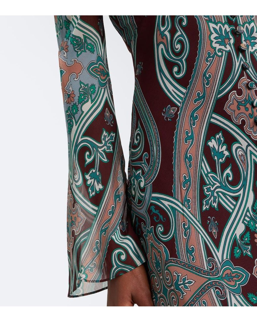 Veronica Beard Multicolor Daciana Printed Silk Georgette Maxi Dress