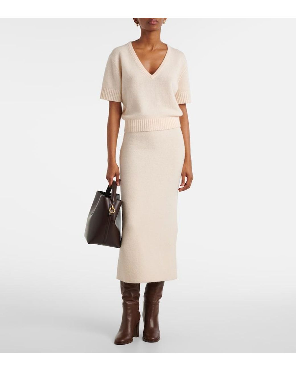 Jardin Des Orangers Natural Cashmere Sweater