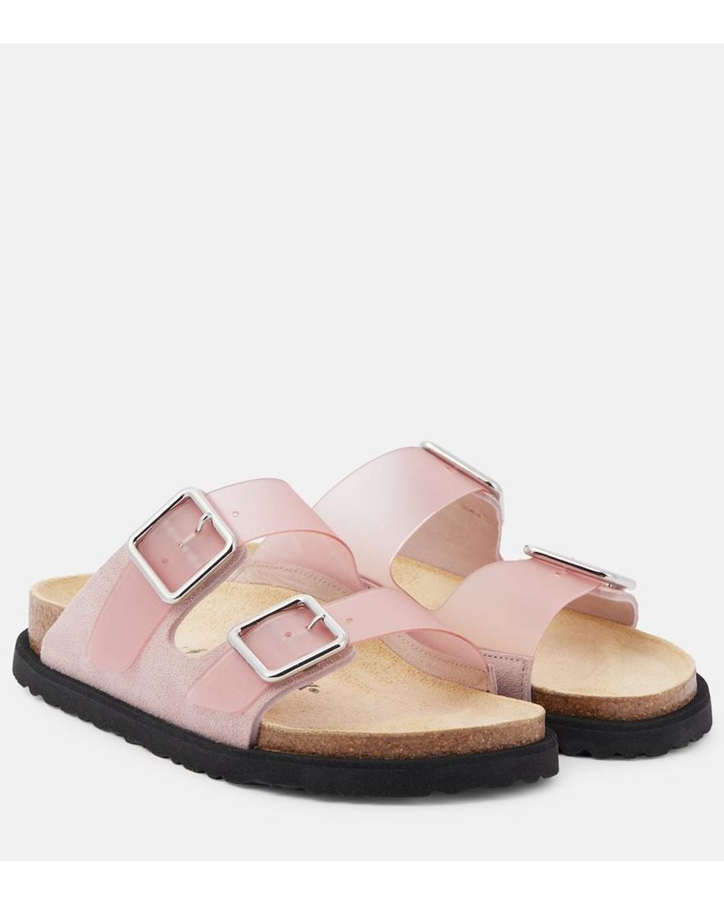 Birkenstock Pink Arizona Pvc Slide Sandals