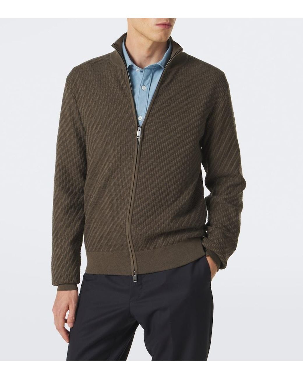 Pullover di Brioni in Green da Uomo