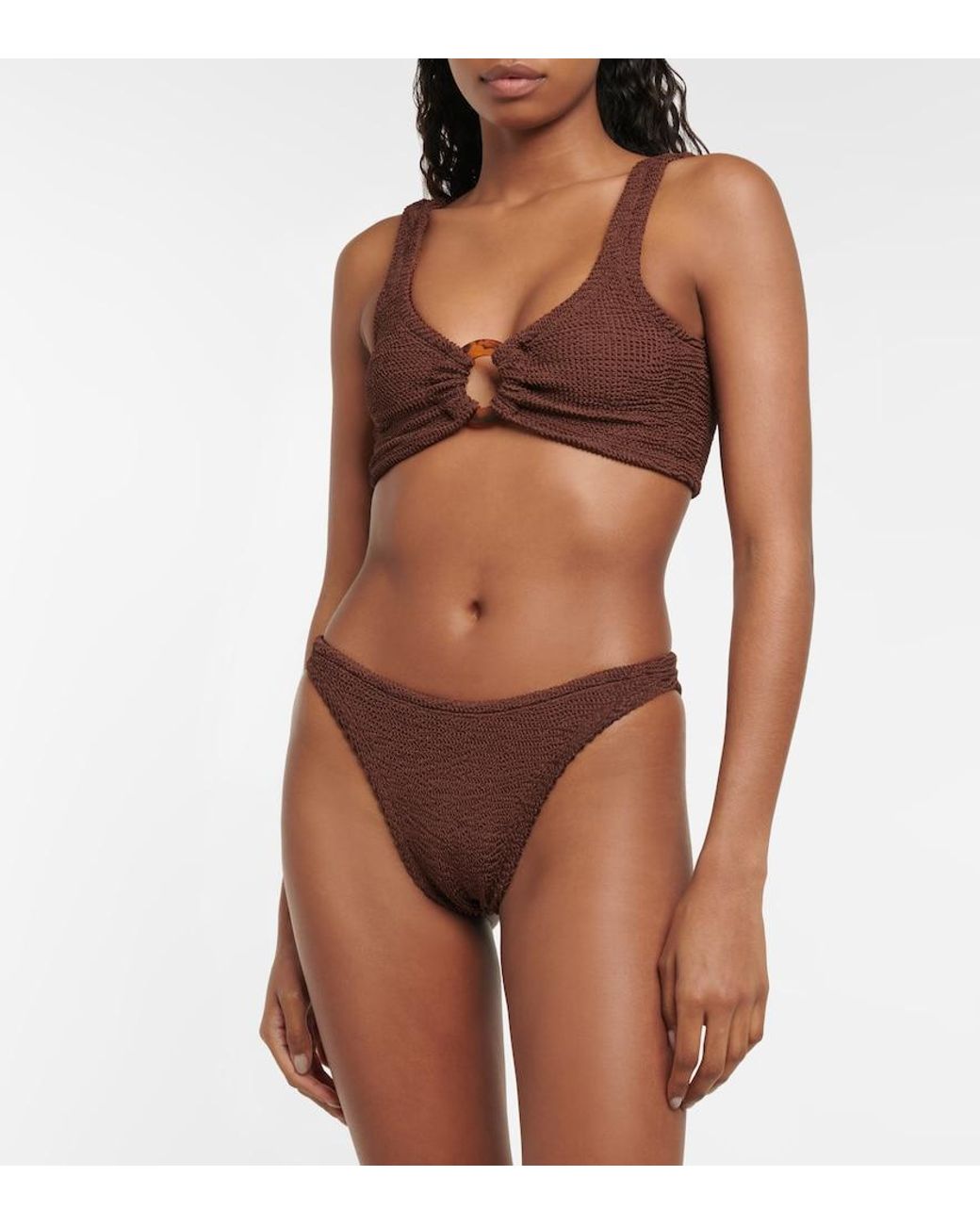 Hunza G Brown Julia Bikini
