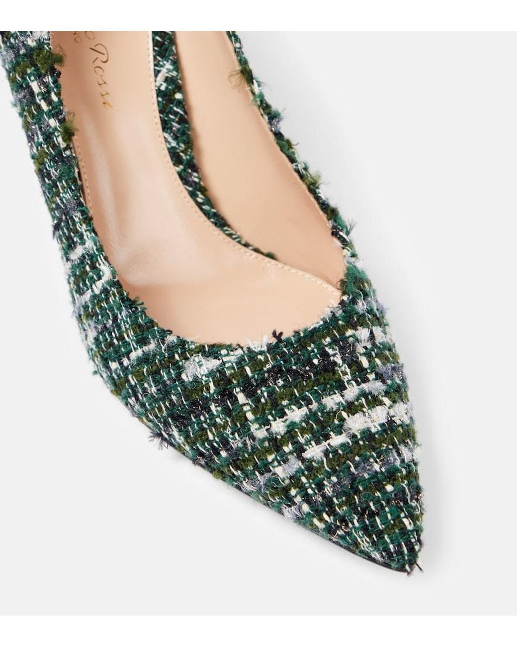 Gianvito Rossi Green 70 Boucle Pumps