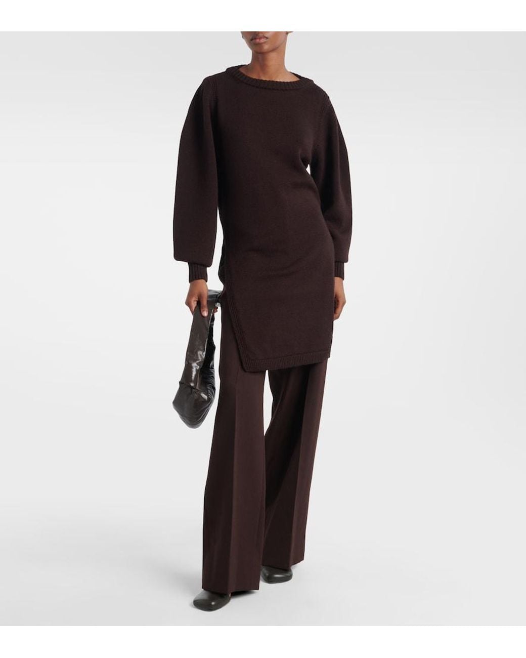 Lemaire Black Wool Sweater