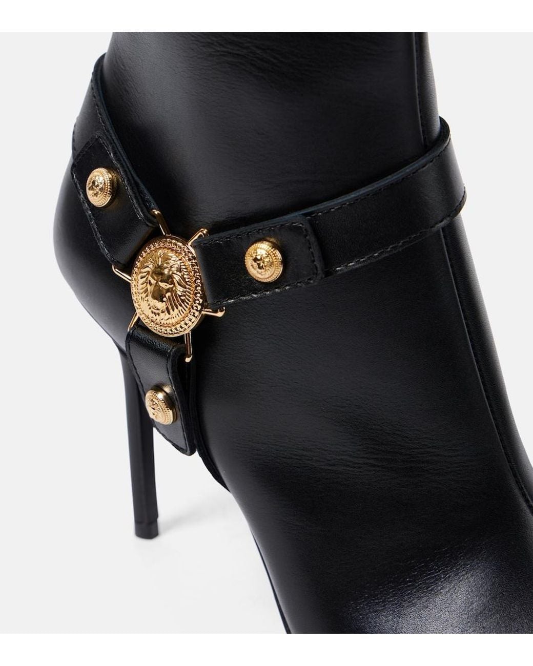 Balmain Black Ankle Boot Eva