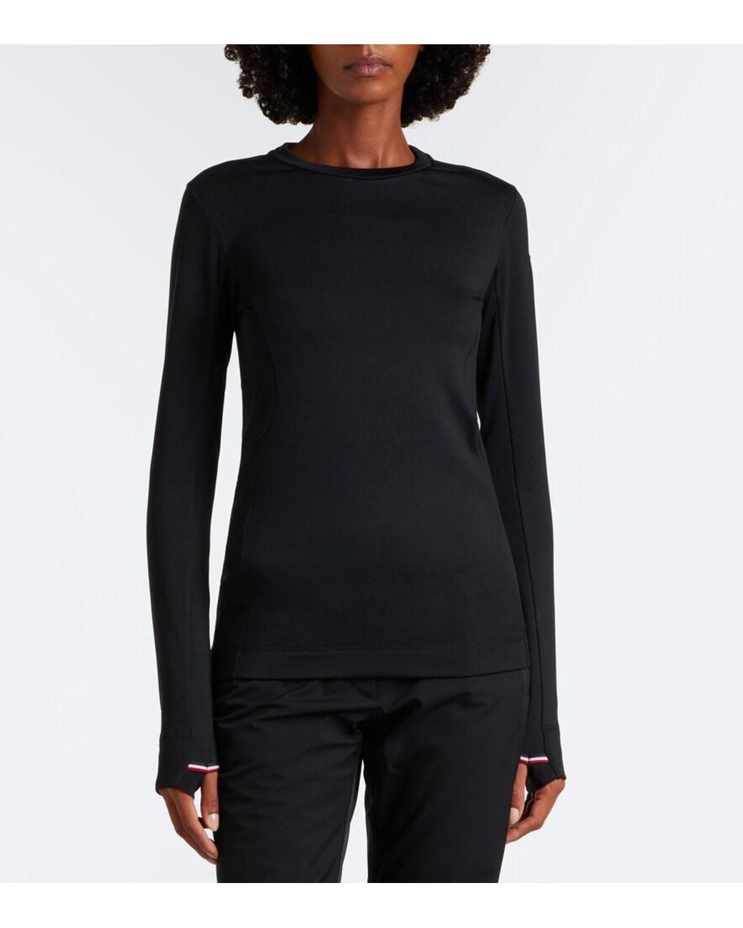 Moncler Black Polartec Ski Top