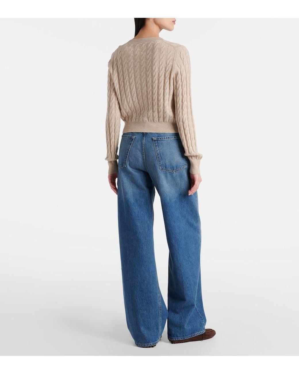 Jardin Des Orangers Natural Wool And Cashmere Cardigan