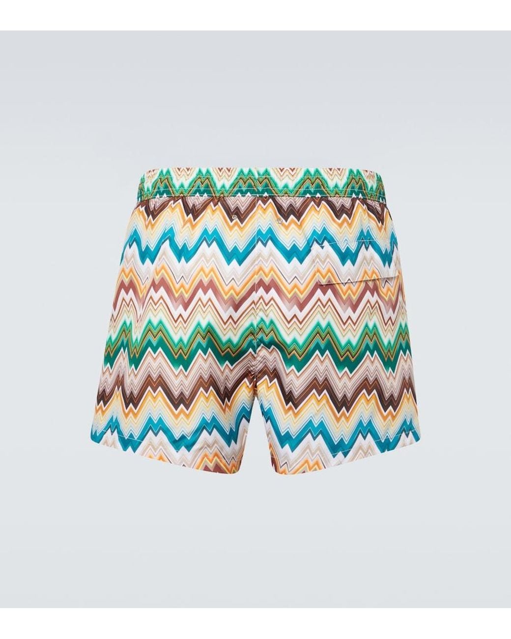 Missoni Multicolor Zigzag Swim Trunks for men