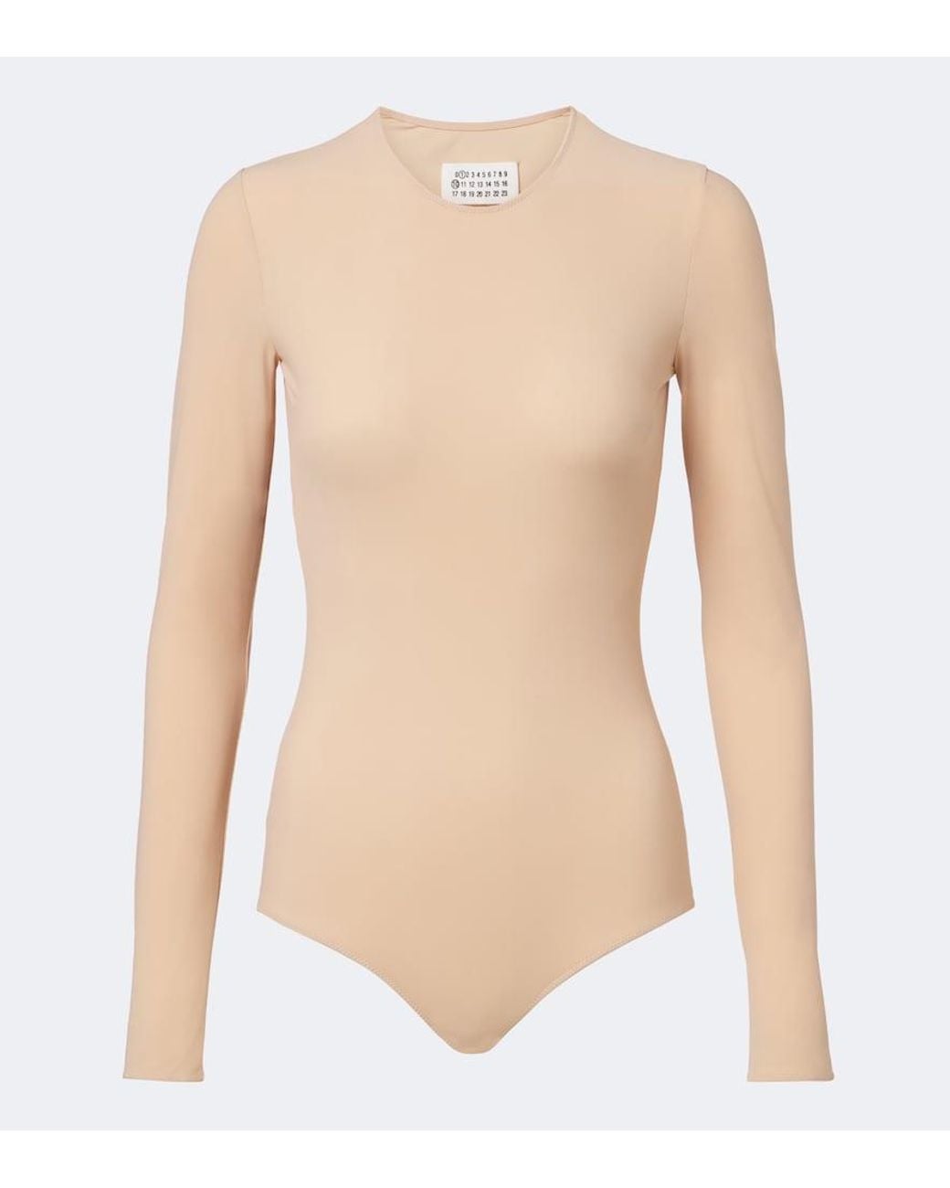 Maison Margiela Natural Jersey Bodysuit