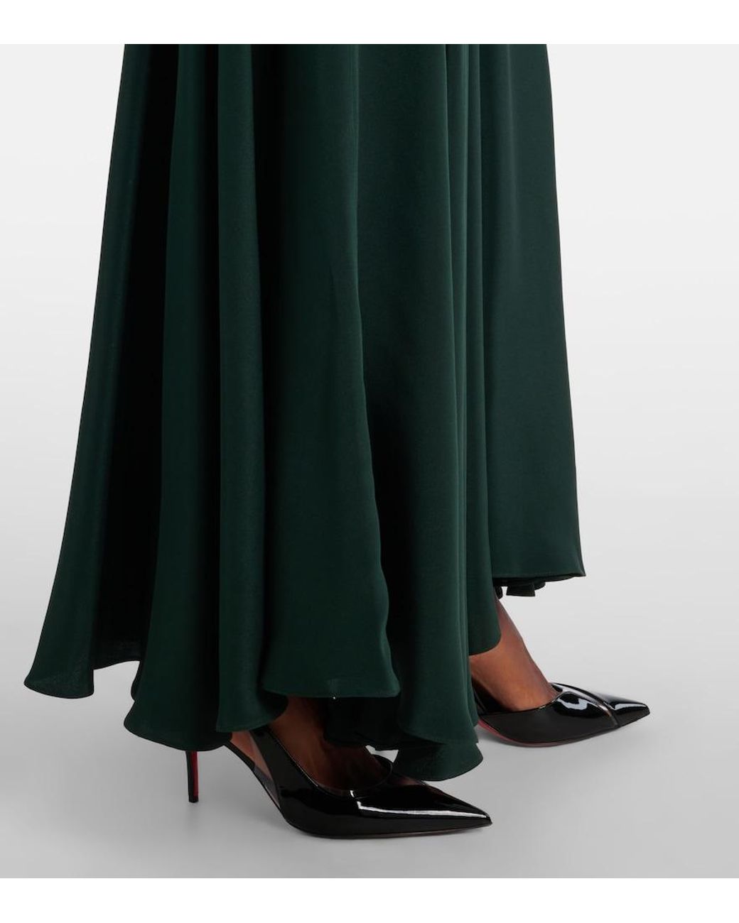 Rodarte Black Bow-Detail Silk Cocktail Dress