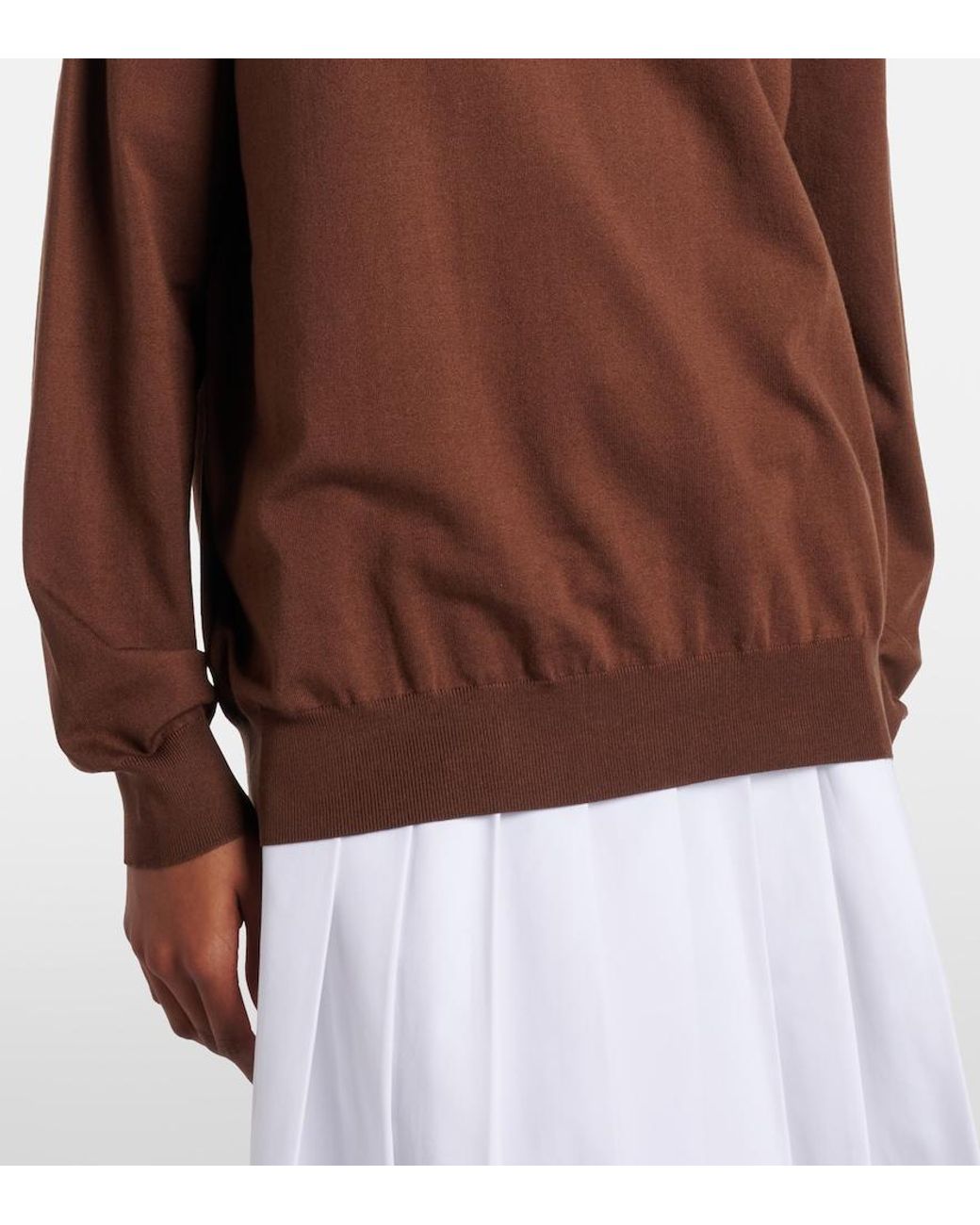 Pullover Polo di Prada in Brown